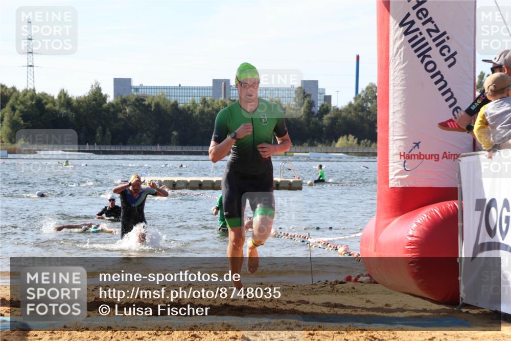 07.09.2025 - 19. Norderstedt Triathlon Luisa Fischer http://msf.ph/oto/8748035 07.09.2025 10:50:52 Schwimmen 749, 1173 meine-sportfotos.de