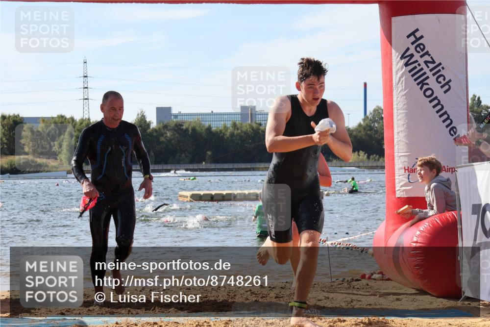 07.09.2025 - 19. Norderstedt Triathlon Luisa Fischer http://msf.ph/oto/8748261 07.09.2025 10:51:27 Schwimmen 821, 1166, 1174, 1208, 1341 meine-sportfotos.de