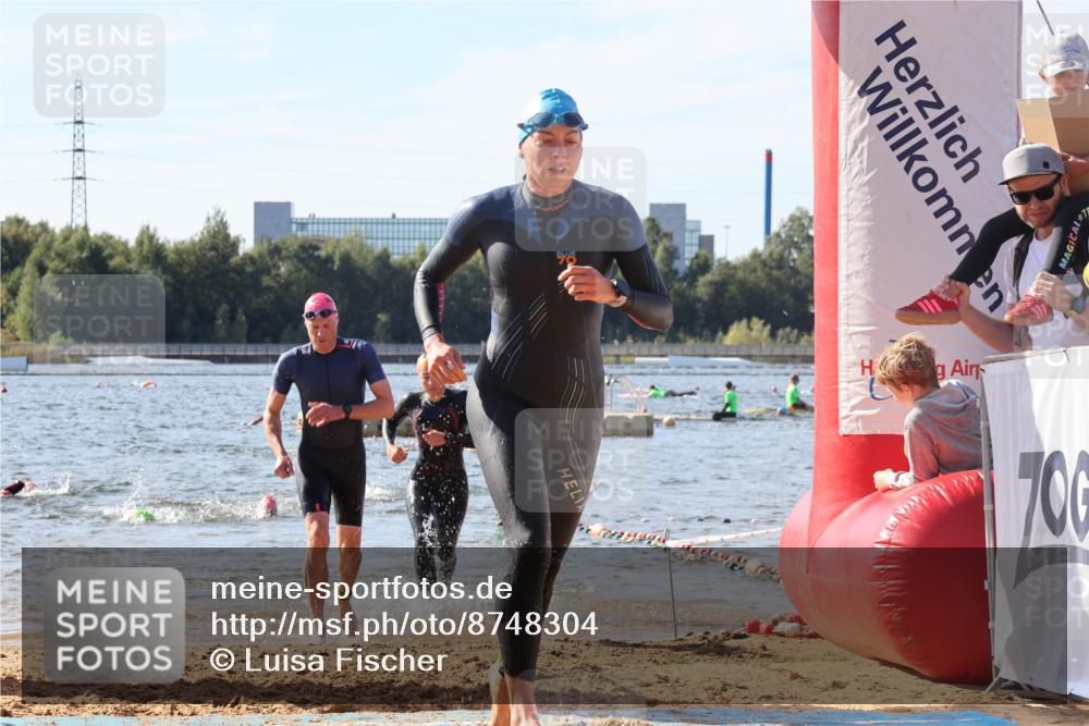 07.09.2025 - 19. Norderstedt Triathlon Luisa Fischer http://msf.ph/oto/8748304 07.09.2025 10:51:45 Schwimmen 204, 844, 1211 meine-sportfotos.de