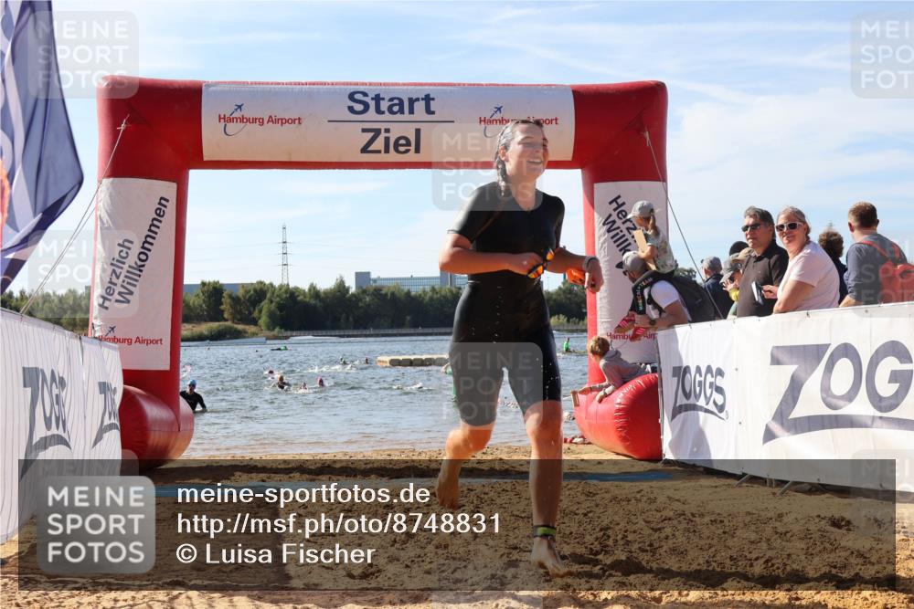 07.09.2025 - 19. Norderstedt Triathlon Luisa Fischer http://msf.ph/oto/8748831 07.09.2025 10:54:00 Schwimmen 1198, 1313 meine-sportfotos.de