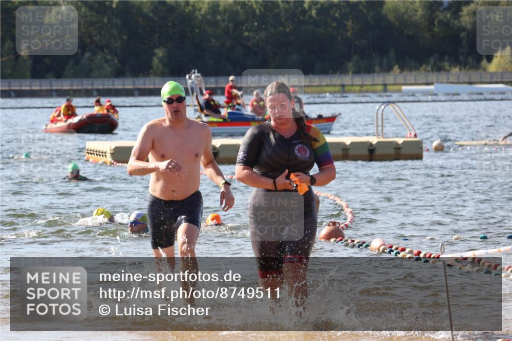 07.09.2025 - 19. Norderstedt Triathlon Luisa Fischer http://msf.ph/oto/8749511 07.09.2025 10:57:19 Schwimmen 1161, 1218, 1228, 1253 meine-sportfotos.de