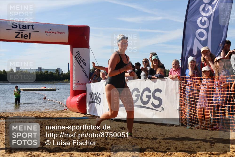 07.09.2025 - 19. Norderstedt Triathlon Luisa Fischer http://msf.ph/oto/8750051 07.09.2025 11:02:24 Schwimmen 714 meine-sportfotos.de