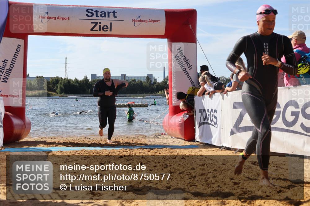 07.09.2025 - 19. Norderstedt Triathlon Luisa Fischer http://msf.ph/oto/8750577 07.09.2025 11:16:03 Schwimmen 186, 190, 1348, 1363 meine-sportfotos.de
