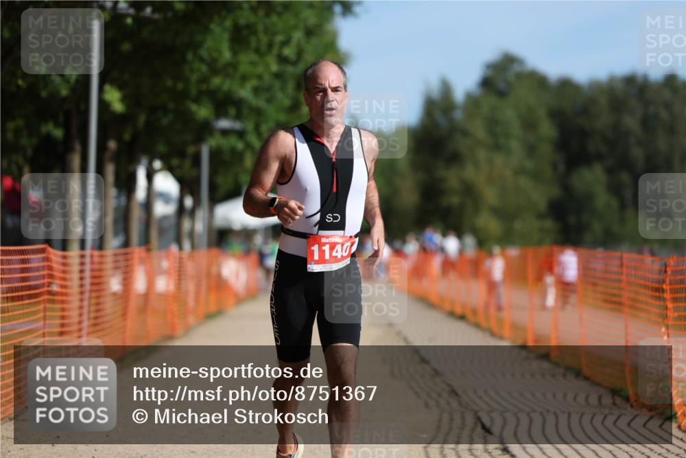 07.09.2025 - 19. Norderstedt Triathlon Michael Strokosch http://msf.ph/oto/8751367 07.09.2025 10:32:47 Laufen 1140 meine-sportfotos.de