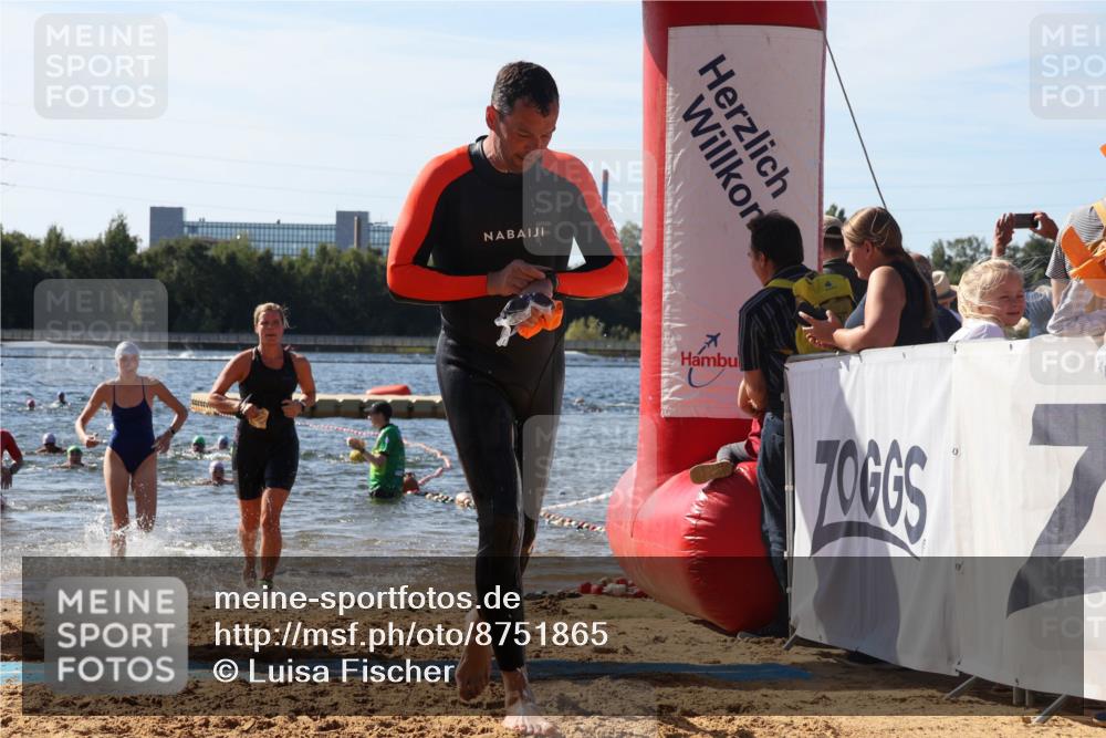 07.09.2025 - 19. Norderstedt Triathlon Luisa Fischer http://msf.ph/oto/8751865 07.09.2025 11:20:28 Schwimmen 731, 775, 845 meine-sportfotos.de