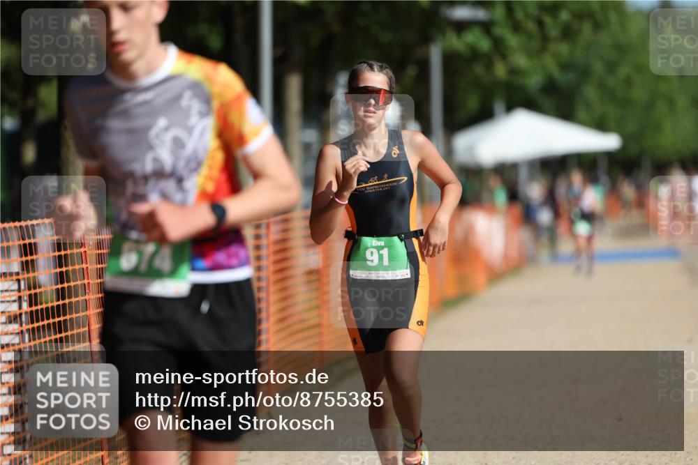07.09.2025 - 19. Norderstedt Triathlon Michael Strokosch http://msf.ph/oto/8755385 07.09.2025 11:00:06 Laufen 91, 674 meine-sportfotos.de