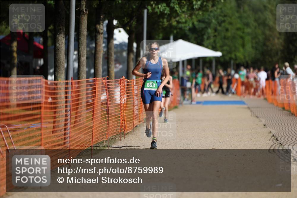 07.09.2025 - 19. Norderstedt Triathlon Michael Strokosch http://msf.ph/oto/8759989 07.09.2025 11:08:26 Laufen 653 meine-sportfotos.de