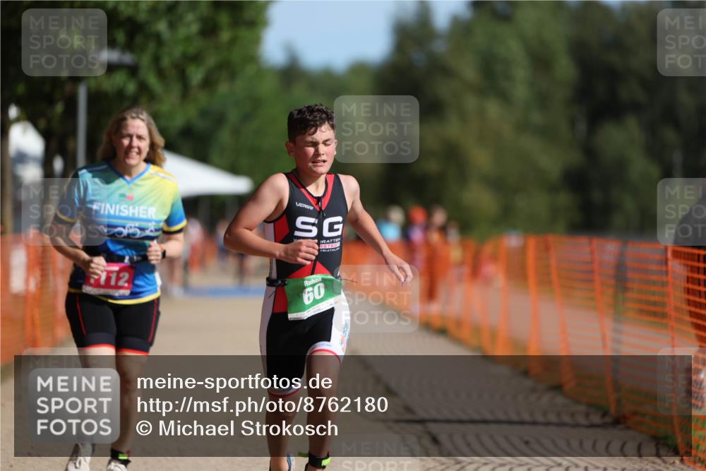 07.09.2025 - 19. Norderstedt Triathlon Michael Strokosch http://msf.ph/oto/8762180 07.09.2025 10:46:31 Laufen 60, 1112 meine-sportfotos.de