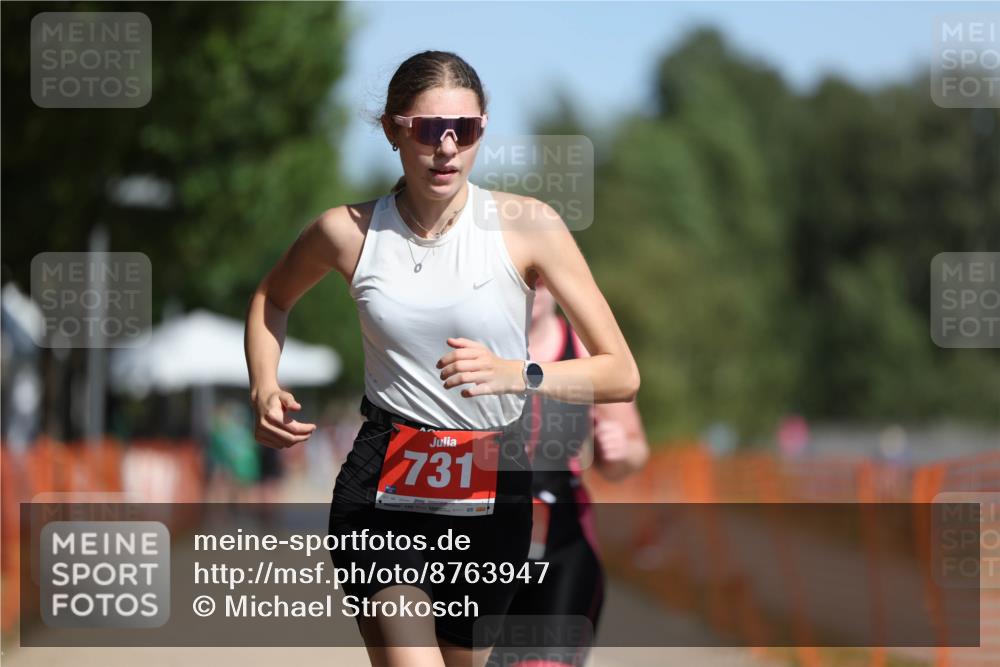 07.09.2025 - 19. Norderstedt Triathlon Michael Strokosch http://msf.ph/oto/8763947 07.09.2025 12:11:02 Laufen 278, 731 meine-sportfotos.de