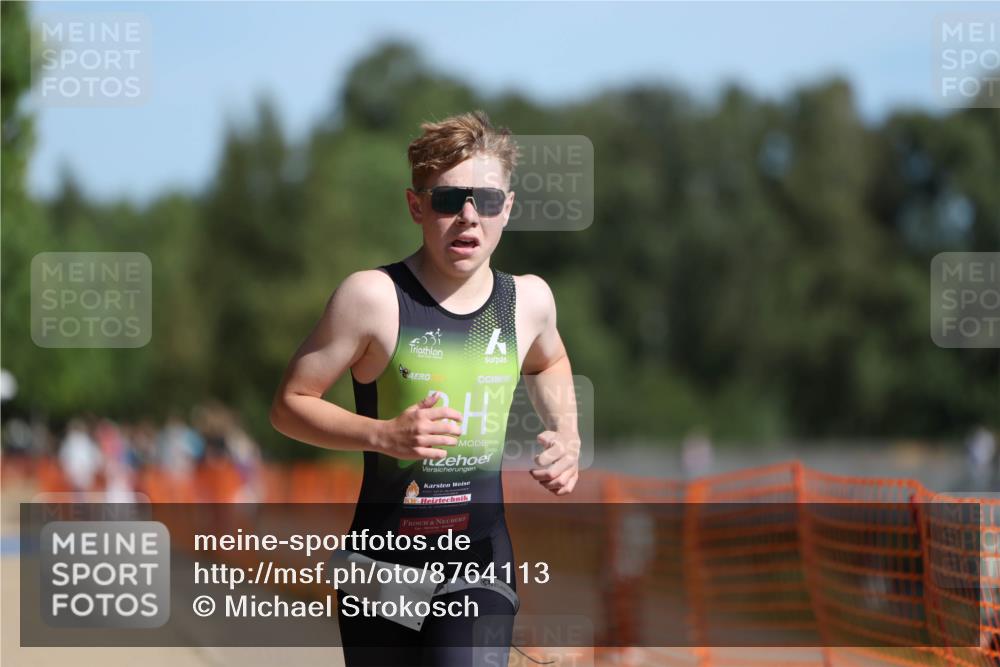 07.09.2025 - 19. Norderstedt Triathlon Michael Strokosch http://msf.ph/oto/8764113 07.09.2025 11:30:55 Laufen 1180 meine-sportfotos.de
