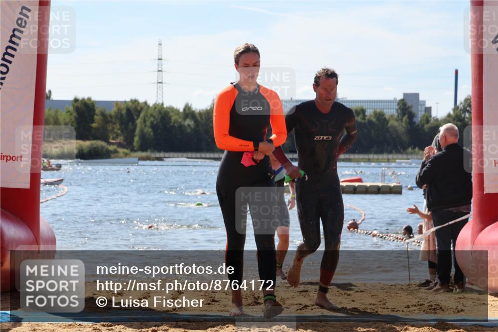 07.09.2025 - 19. Norderstedt Triathlon Luisa Fischer http://msf.ph/oto/8764172 07.09.2025 12:31:06 Schwimmen 166, 209, 1344 meine-sportfotos.de