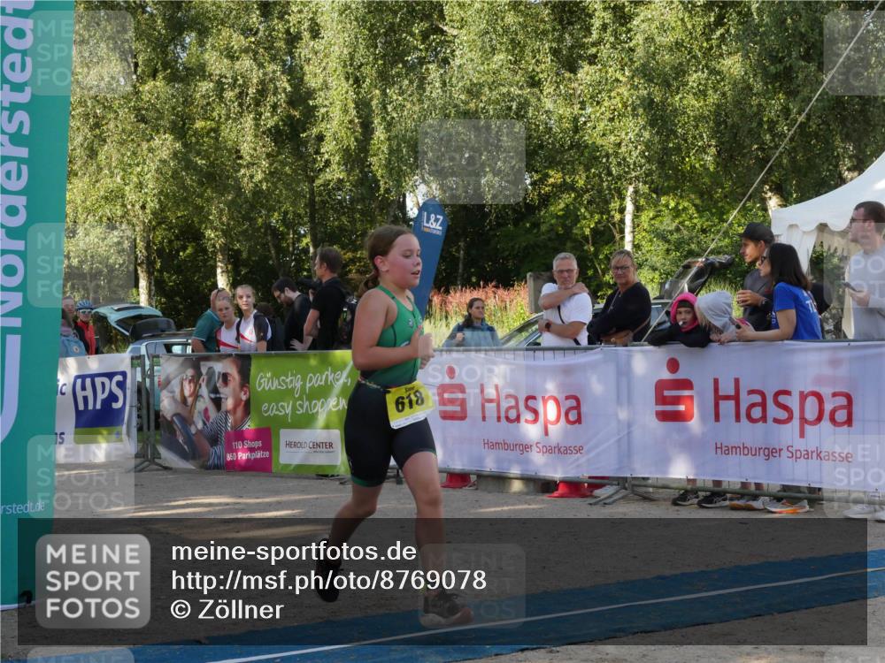 07.09.2025 - 19. Norderstedt Triathlon Zöllner http://msf.ph/oto/8769078 07.09.2025 09:49:56 Ziel 577, 618 meine-sportfotos.de