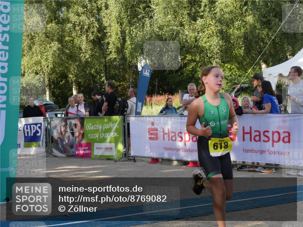 07.09.2025 - 19. Norderstedt Triathlon Zöllner http://msf.ph/oto/8769082 07.09.2025 09:49:56 Ziel 577, 618 meine-sportfotos.de