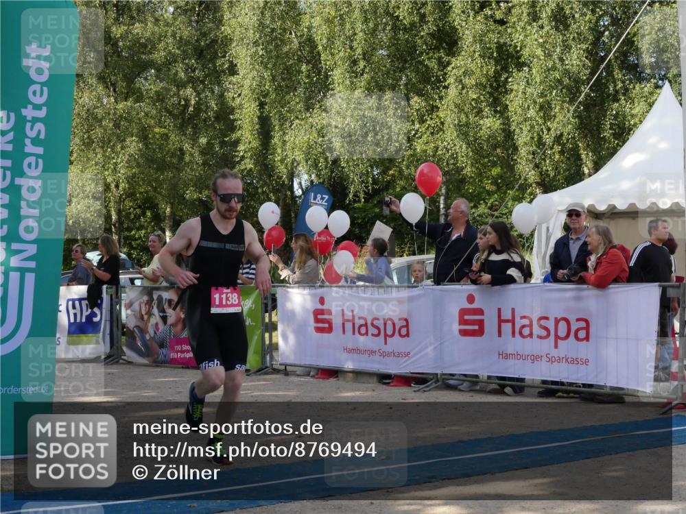 07.09.2025 - 19. Norderstedt Triathlon Zöllner http://msf.ph/oto/8769494 07.09.2025 10:38:48 Ziel 1138 meine-sportfotos.de