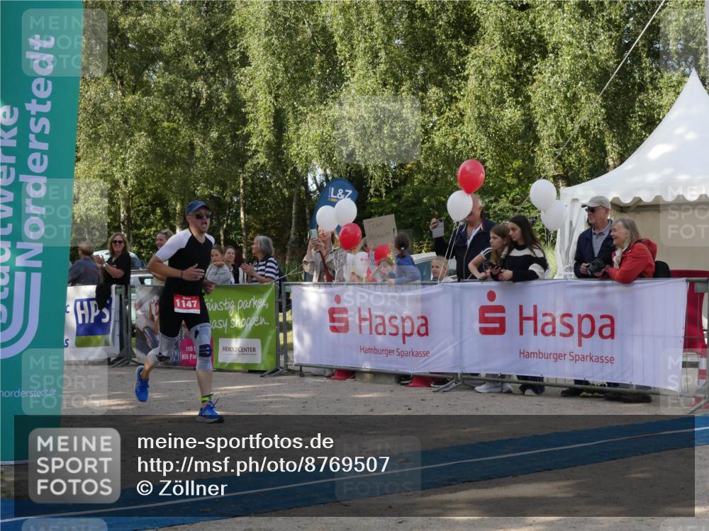 07.09.2025 - 19. Norderstedt Triathlon Zöllner http://msf.ph/oto/8769507 07.09.2025 10:38:58 Ziel 1147 meine-sportfotos.de