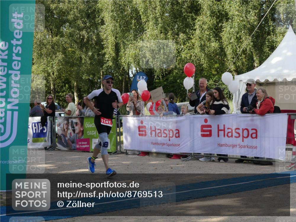 07.09.2025 - 19. Norderstedt Triathlon Zöllner http://msf.ph/oto/8769513 07.09.2025 10:38:59 Ziel 1147 meine-sportfotos.de