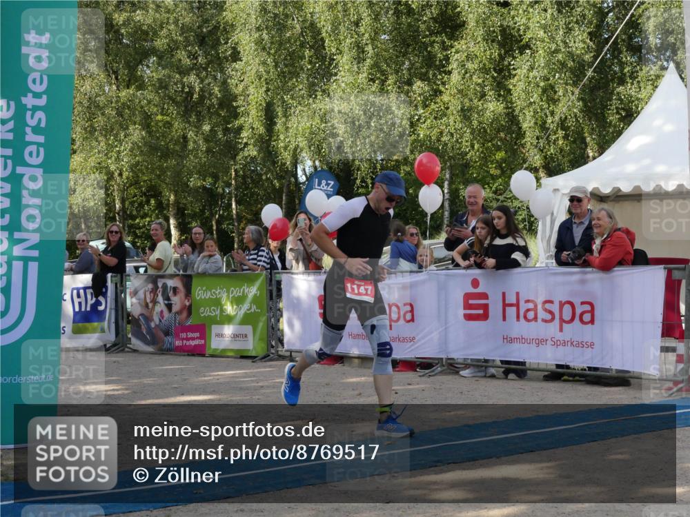 07.09.2025 - 19. Norderstedt Triathlon Zöllner http://msf.ph/oto/8769517 07.09.2025 10:38:59 Ziel 1147 meine-sportfotos.de