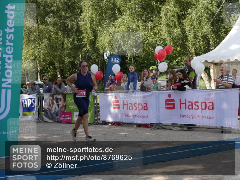 07.09.2025 - 19. Norderstedt Triathlon Zöllner http://msf.ph/oto/8769625 07.09.2025 10:45:38 Ziel 1111 meine-sportfotos.de