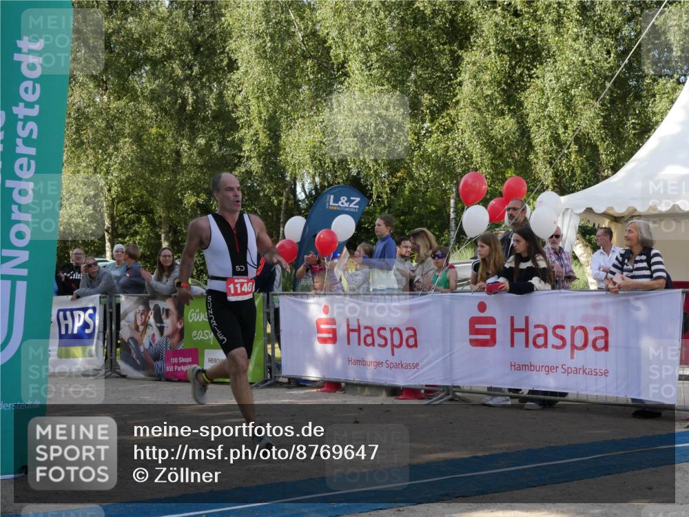 07.09.2025 - 19. Norderstedt Triathlon Zöllner http://msf.ph/oto/8769647 07.09.2025 10:46:27 Ziel 1140 meine-sportfotos.de