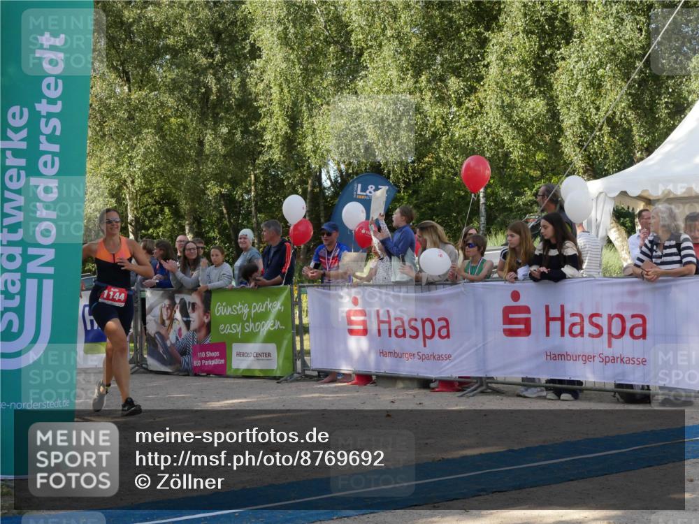 07.09.2025 - 19. Norderstedt Triathlon Zöllner http://msf.ph/oto/8769692 07.09.2025 10:47:28 Ziel 1144 meine-sportfotos.de