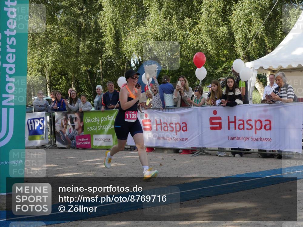 07.09.2025 - 19. Norderstedt Triathlon Zöllner http://msf.ph/oto/8769716 07.09.2025 10:47:45 Ziel 1129 meine-sportfotos.de