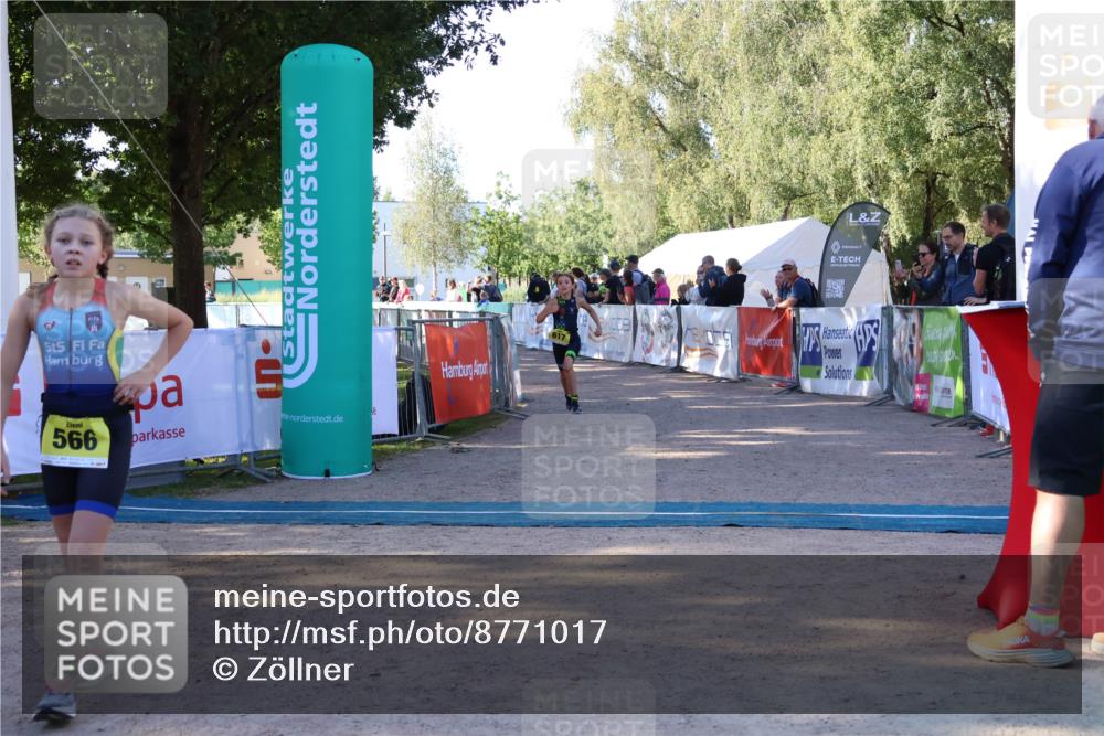 07.09.2025 - 19. Norderstedt Triathlon Zöllner http://msf.ph/oto/8771017 07.09.2025 09:49:14 Ziel 617 meine-sportfotos.de