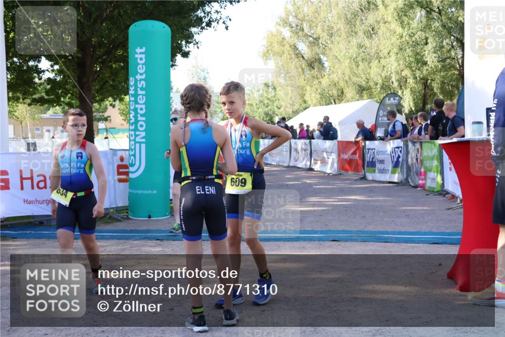 07.09.2025 - 19. Norderstedt Triathlon Zöllner http://msf.ph/oto/8771310 07.09.2025 09:50:15 Ziel 597, 619, 634 meine-sportfotos.de