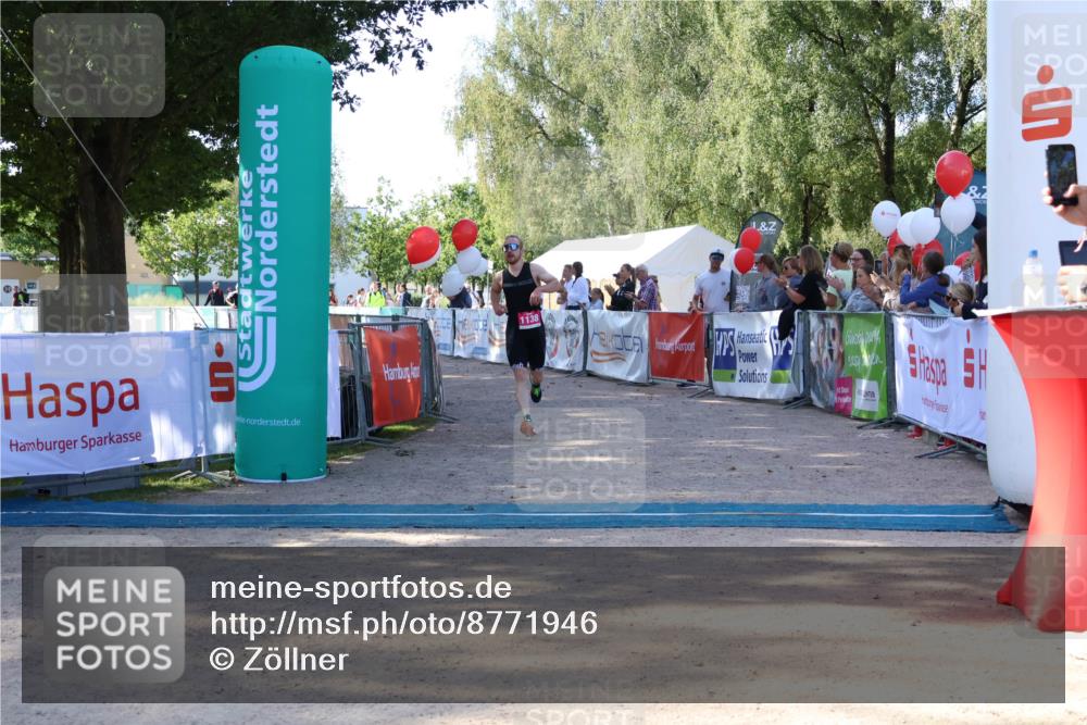 07.09.2025 - 19. Norderstedt Triathlon Zöllner http://msf.ph/oto/8771946 07.09.2025 10:38:46 Ziel 1138 meine-sportfotos.de