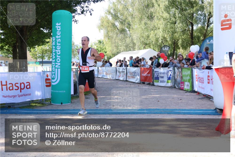 07.09.2025 - 19. Norderstedt Triathlon Zöllner http://msf.ph/oto/8772204 07.09.2025 10:46:26 Ziel 1140 meine-sportfotos.de