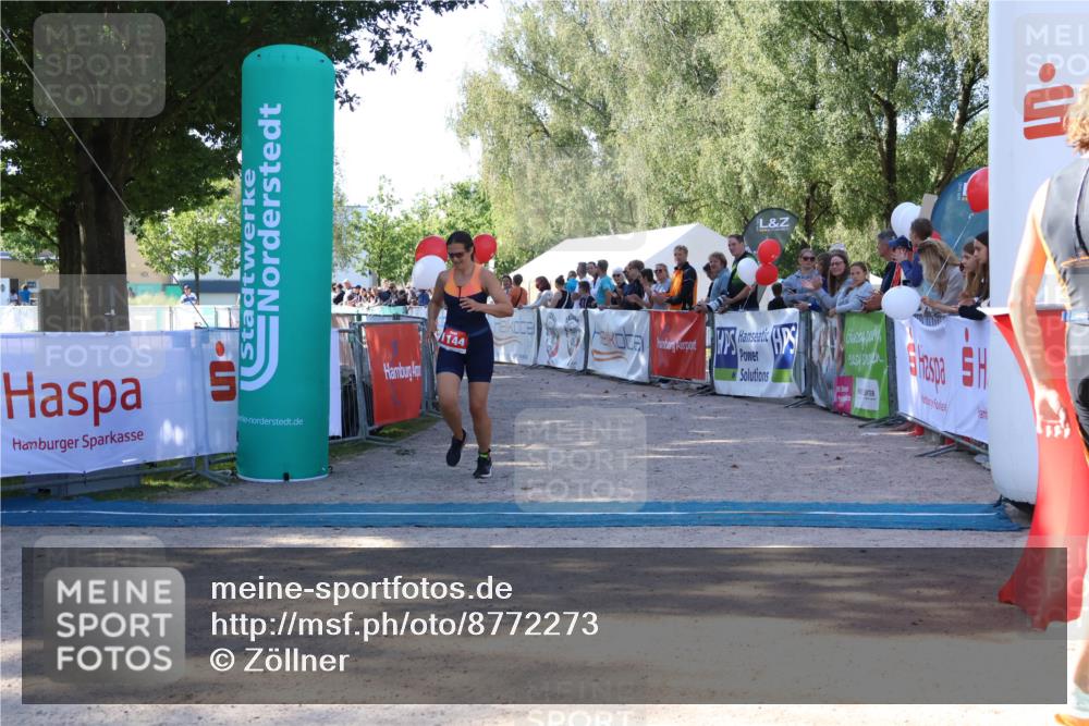 07.09.2025 - 19. Norderstedt Triathlon Zöllner http://msf.ph/oto/8772273 07.09.2025 10:47:27 Ziel 1144 meine-sportfotos.de