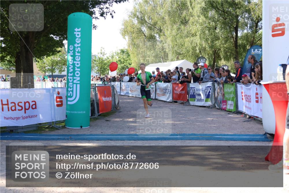 07.09.2025 - 19. Norderstedt Triathlon Zöllner http://msf.ph/oto/8772606 07.09.2025 10:51:31 Ziel 663 meine-sportfotos.de