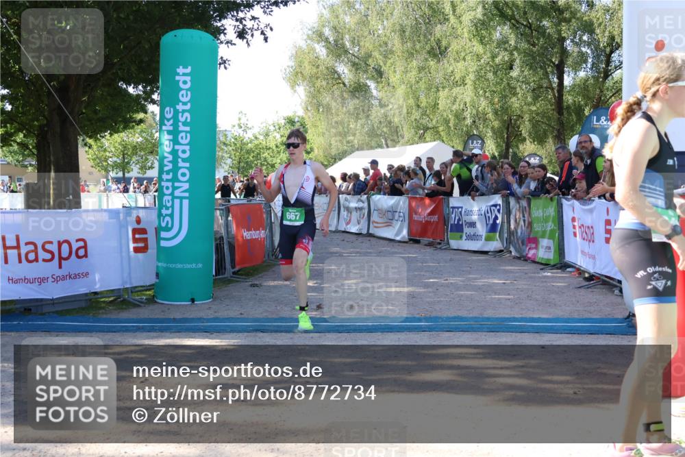07.09.2025 - 19. Norderstedt Triathlon Zöllner http://msf.ph/oto/8772734 07.09.2025 10:52:14 Ziel 667, 1146 meine-sportfotos.de