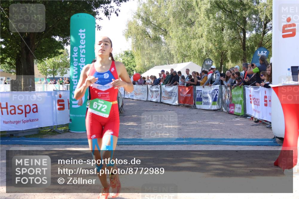 07.09.2025 - 19. Norderstedt Triathlon Zöllner http://msf.ph/oto/8772989 07.09.2025 10:54:06 Ziel 96, 672 meine-sportfotos.de