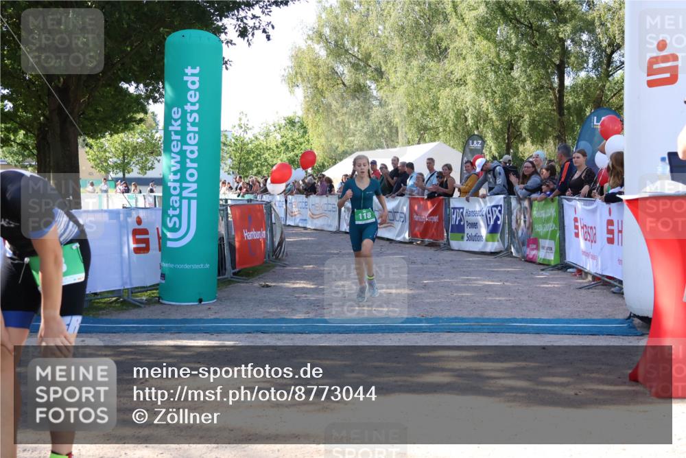 07.09.2025 - 19. Norderstedt Triathlon Zöllner http://msf.ph/oto/8773044 07.09.2025 10:54:26 Ziel 93, 118 meine-sportfotos.de