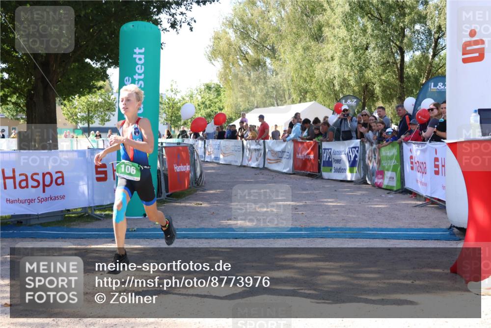 07.09.2025 - 19. Norderstedt Triathlon Zöllner http://msf.ph/oto/8773976 07.09.2025 10:58:58 Ziel 106 meine-sportfotos.de