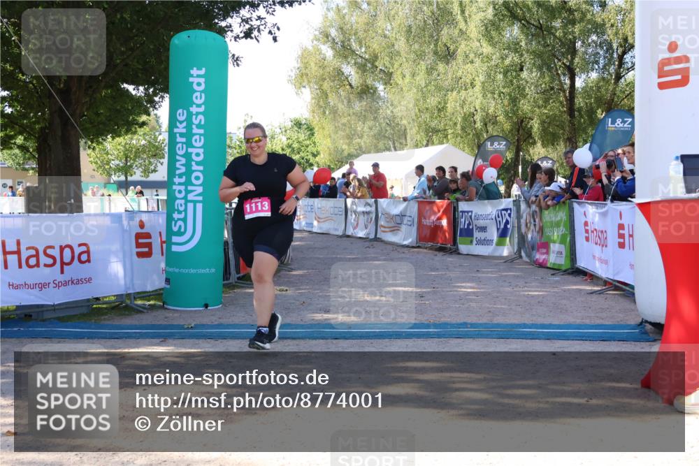 07.09.2025 - 19. Norderstedt Triathlon Zöllner http://msf.ph/oto/8774001 07.09.2025 10:59:40 Ziel 64, 83, 1113 meine-sportfotos.de
