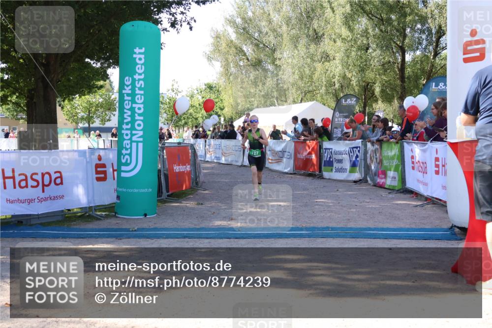 07.09.2025 - 19. Norderstedt Triathlon Zöllner http://msf.ph/oto/8774239 07.09.2025 11:01:08 Ziel 127 meine-sportfotos.de