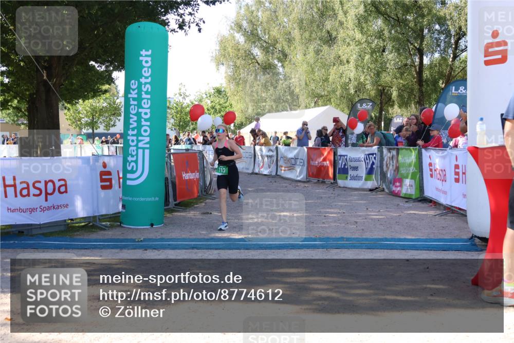 07.09.2025 - 19. Norderstedt Triathlon Zöllner http://msf.ph/oto/8774612 07.09.2025 11:03:53 Ziel 113 meine-sportfotos.de