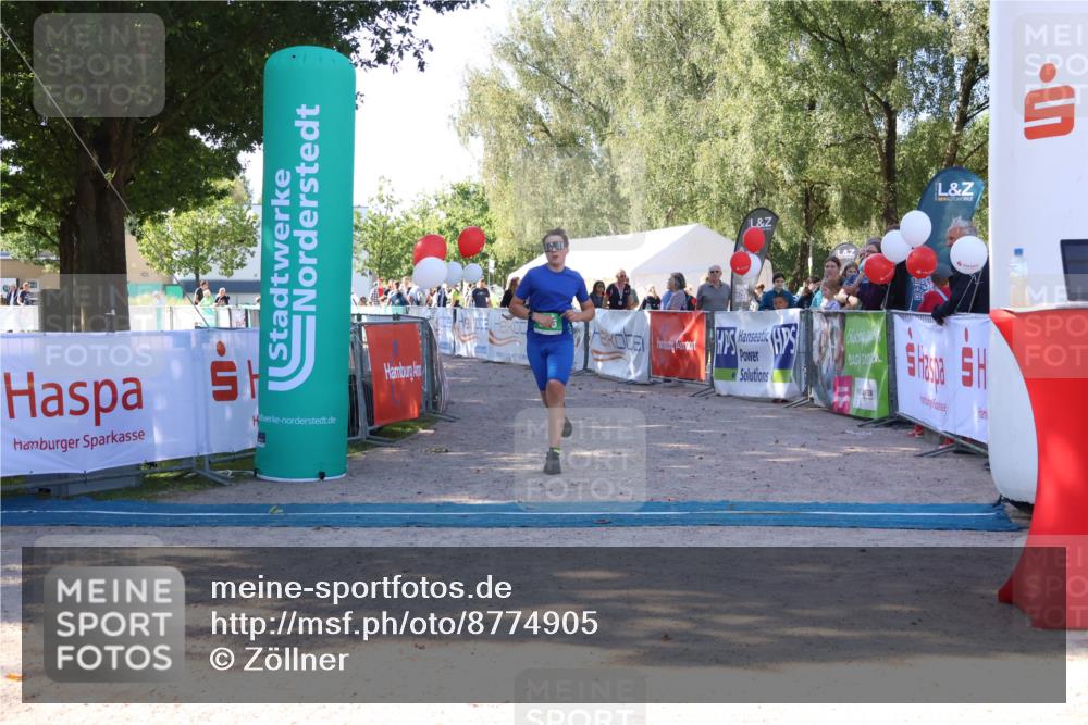 07.09.2025 - 19. Norderstedt Triathlon Zöllner http://msf.ph/oto/8774905 07.09.2025 11:05:57 Ziel 665 meine-sportfotos.de