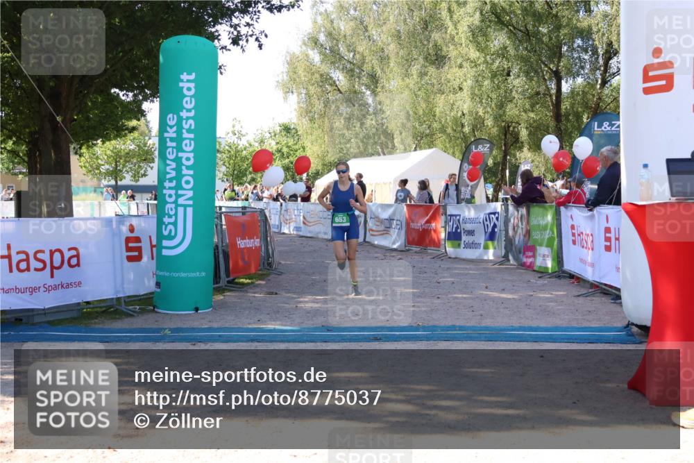 07.09.2025 - 19. Norderstedt Triathlon Zöllner http://msf.ph/oto/8775037 07.09.2025 11:08:55 Ziel 653 meine-sportfotos.de