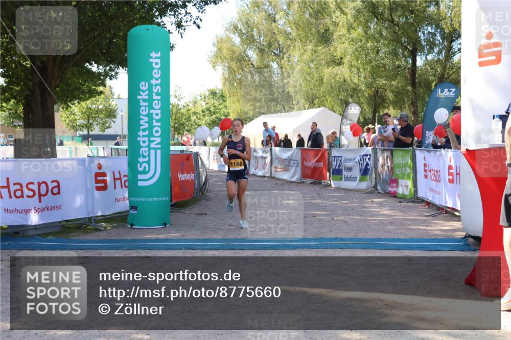 07.09.2025 - 19. Norderstedt Triathlon Zöllner http://msf.ph/oto/8775660 07.09.2025 11:50:13 Ziel 1160 meine-sportfotos.de