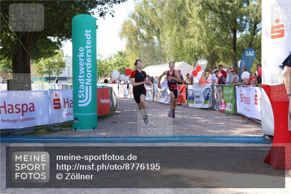 07.09.2025 - 19. Norderstedt Triathlon Zöllner http://msf.ph/oto/8776195 07.09.2025 11:57:39 Ziel 1162, 1199 meine-sportfotos.de