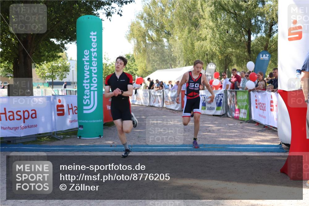 07.09.2025 - 19. Norderstedt Triathlon Zöllner http://msf.ph/oto/8776205 07.09.2025 11:57:40 Ziel 1162, 1199 meine-sportfotos.de
