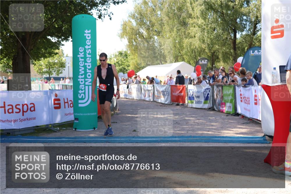 07.09.2025 - 19. Norderstedt Triathlon Zöllner http://msf.ph/oto/8776613 07.09.2025 12:02:03 Ziel 774, 1178 meine-sportfotos.de