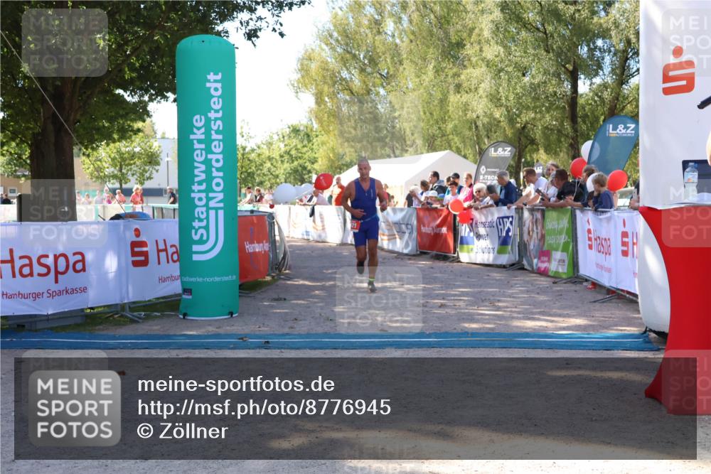 07.09.2025 - 19. Norderstedt Triathlon Zöllner http://msf.ph/oto/8776945 07.09.2025 12:07:40 Ziel 821 meine-sportfotos.de