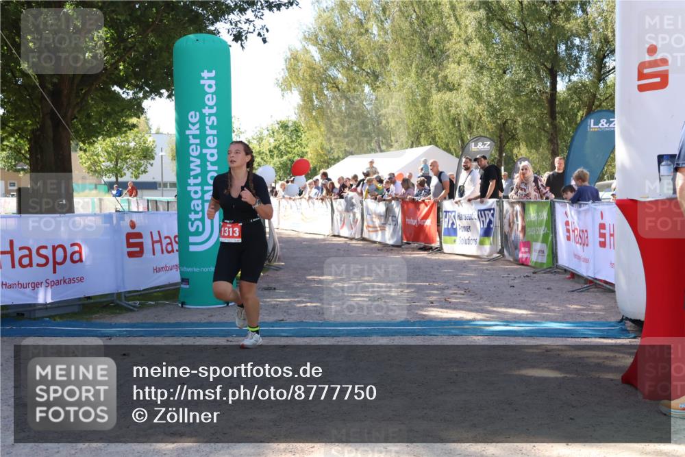 07.09.2025 - 19. Norderstedt Triathlon Zöllner http://msf.ph/oto/8777750 07.09.2025 12:19:00 Ziel 1313 meine-sportfotos.de