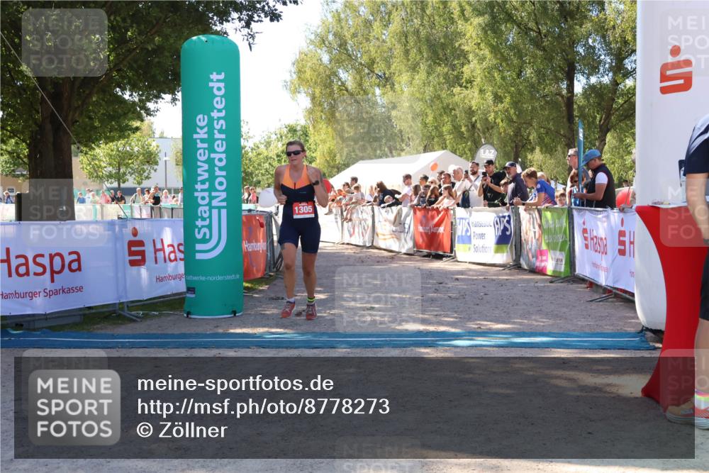 07.09.2025 - 19. Norderstedt Triathlon Zöllner http://msf.ph/oto/8778273 07.09.2025 12:28:04 Ziel 1305 meine-sportfotos.de