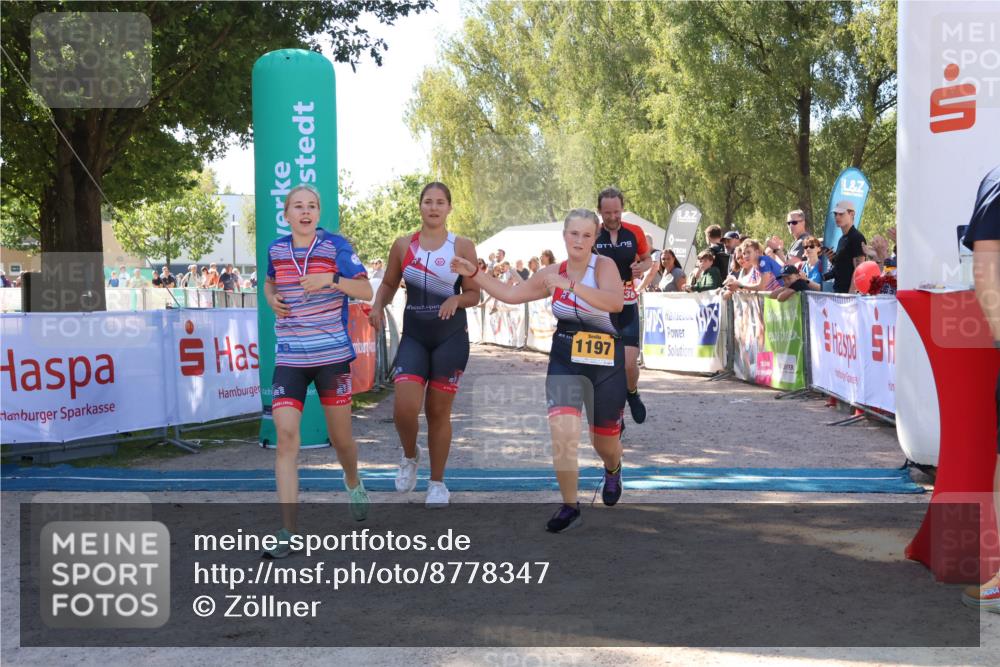 07.09.2025 - 19. Norderstedt Triathlon Zöllner http://msf.ph/oto/8778347 07.09.2025 12:29:04 Ziel 736, 1197, 1348 meine-sportfotos.de