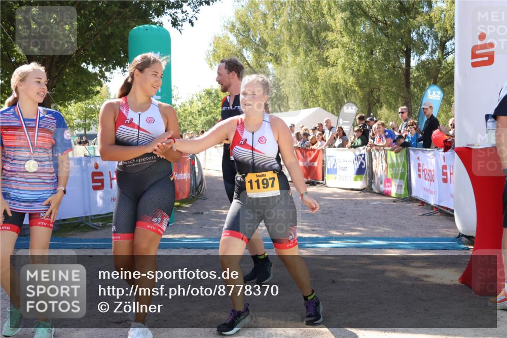 07.09.2025 - 19. Norderstedt Triathlon Zöllner http://msf.ph/oto/8778370 07.09.2025 12:29:05 Ziel 736, 1197, 1348 meine-sportfotos.de