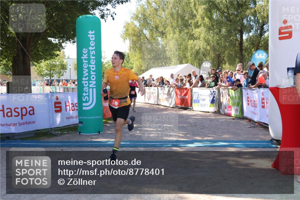 07.09.2025 - 19. Norderstedt Triathlon Zöllner http://msf.ph/oto/8778401 07.09.2025 12:29:27 Ziel 149, 155 meine-sportfotos.de